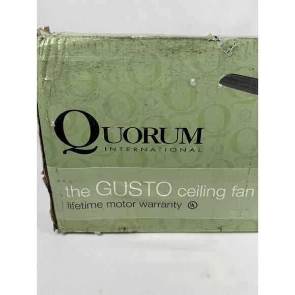Quorum 32323-65 Gusto Satin Nickel 32 Ceiling Fan - Picture 3 of 6